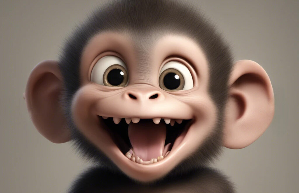 Smiling Baby Monkey meme