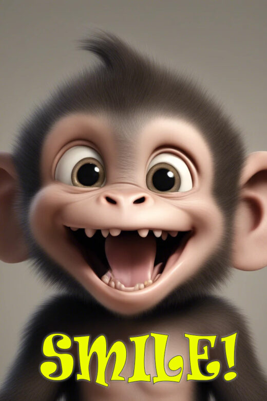 Smiling Baby Monkey meme