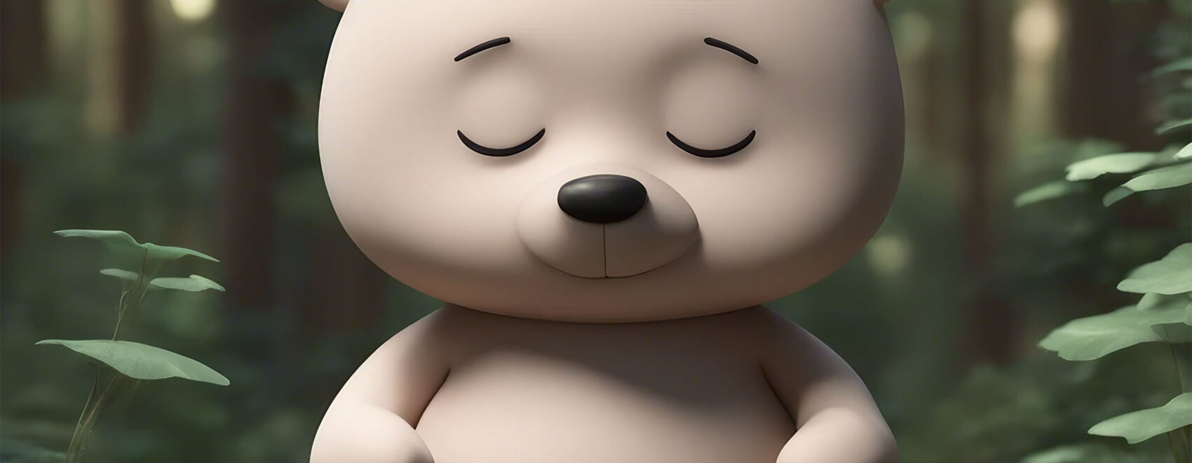 Meditating Bear image