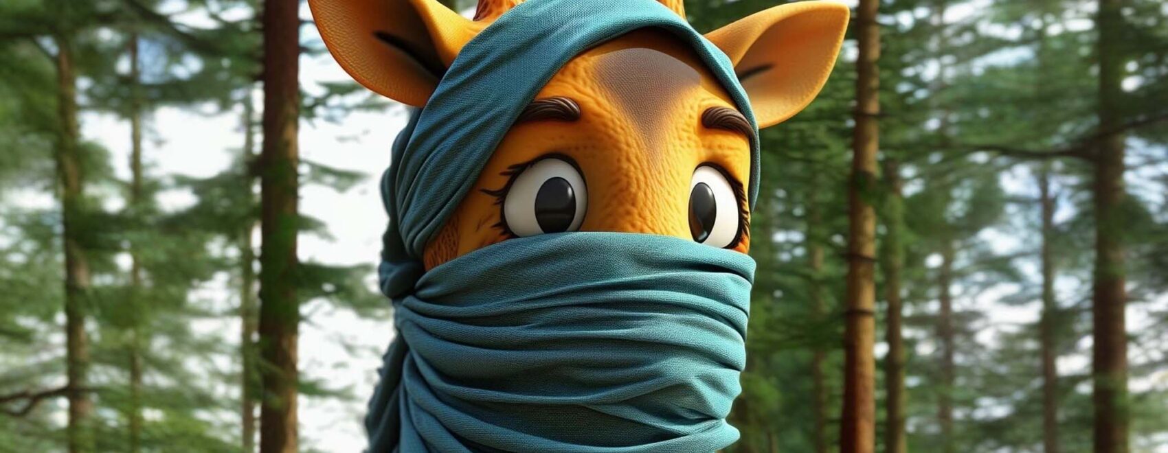 Privacy Conscious Giraffe image